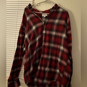 Cute flannel, technically it’s a men’s but I always wear them as pull overs